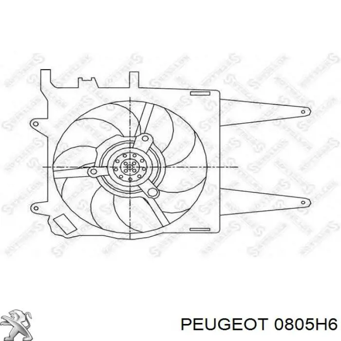 0805H6 Peugeot/Citroen звездочка-шестерня распредвала двигателя, выпускного