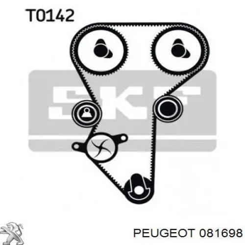 Купить 081698 Peugeot/Citroen Ремень газораспределительного механизма