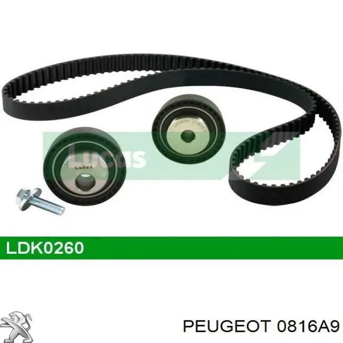 Зубчатый ремень Peugeot/Citroen 0816A9 цена, от 18.22 USD