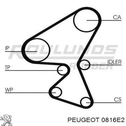 Зубчатый ремень Peugeot/Citroen 0816E2 цена, от 22.88 USD