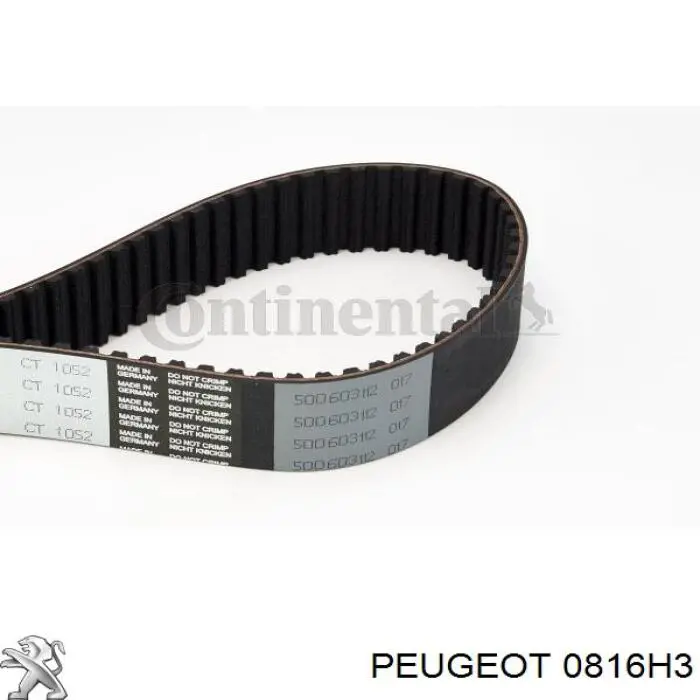 Купить 0816H3 Peugeot/Citroen Ремень газораспределительного механизма