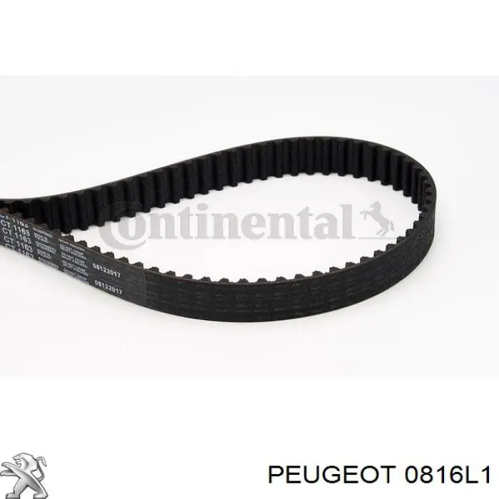 Купить 0816L1 Peugeot/Citroen Ремень газораспределительного механизма