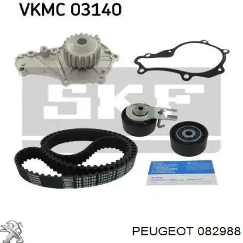 Купить 082988 Peugeot/Citroen Ролик натяжителя газораспределительного ремня