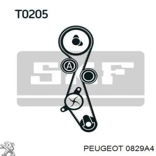Ролик натяжителя ремня газораспределения Peugeot/Citroen 0829A4 цена, от 16.61 USD