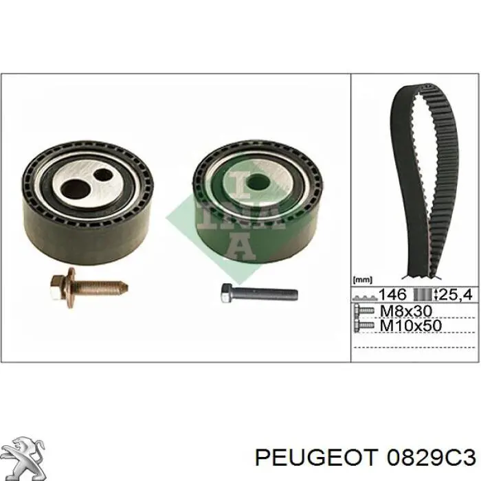 Натяжной ролик Peugeot/Citroen 0829C3 цена, от 31.83 USD
