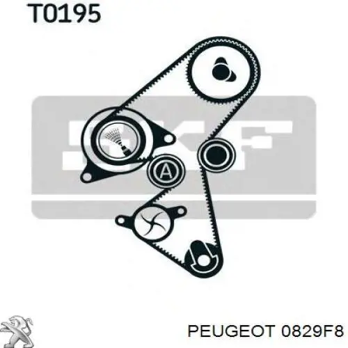 Ролик ГРМ 0829F8 Peugeot/Citroen