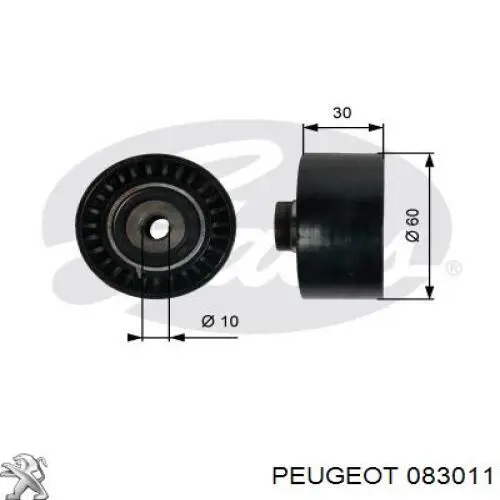 Паразитный ролик ГРМ 083011 Peugeot/Citroen