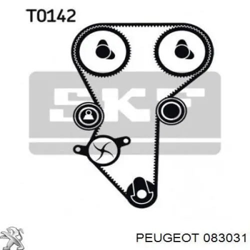 Купить 083031 Peugeot/Citroen Ведуший ролик ГРМ