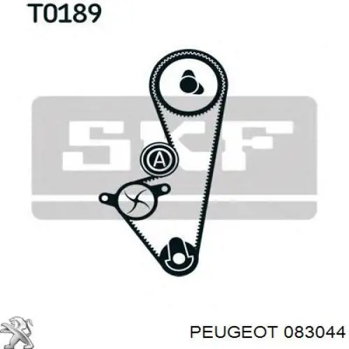 Ролик натяжителя ремня газораспределения Peugeot/Citroen 083044 цена, от 43.00 USD