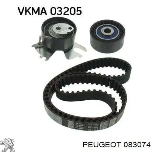 083074 Peugeot/Citroen Паразитный ведущий ролик
