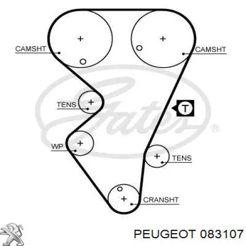 083107 Peugeot/Citroen комплект грм