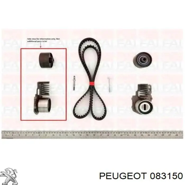 ГРМ ремни, комплект Peugeot/Citroen 083150 цена, от 2937.5 UAH