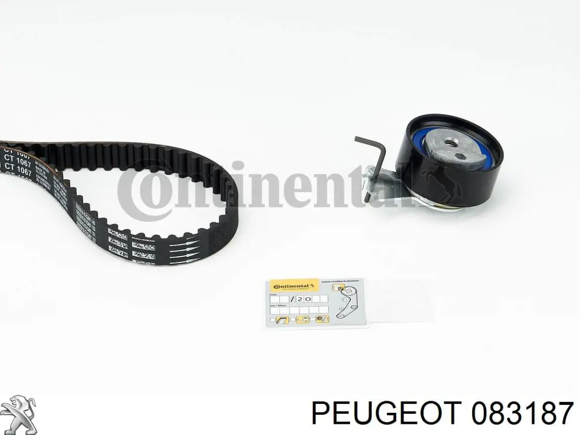 ГРМ ремни, комплект Peugeot/Citroen 083187 цена, от 42.47 USD