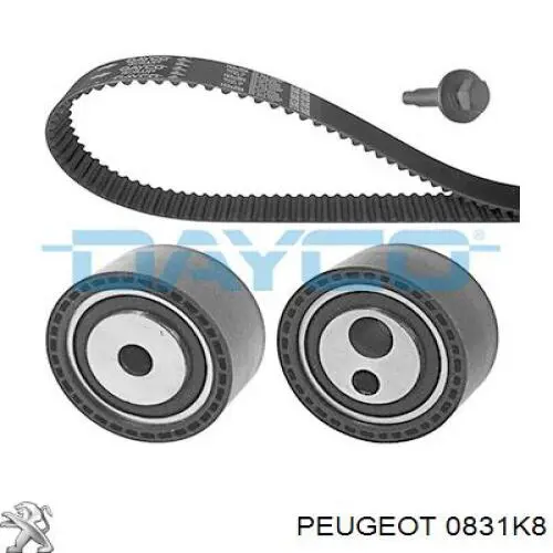 ГРМ ремни, комплект Peugeot/Citroen 0831K8 цена, от 67.33 USD