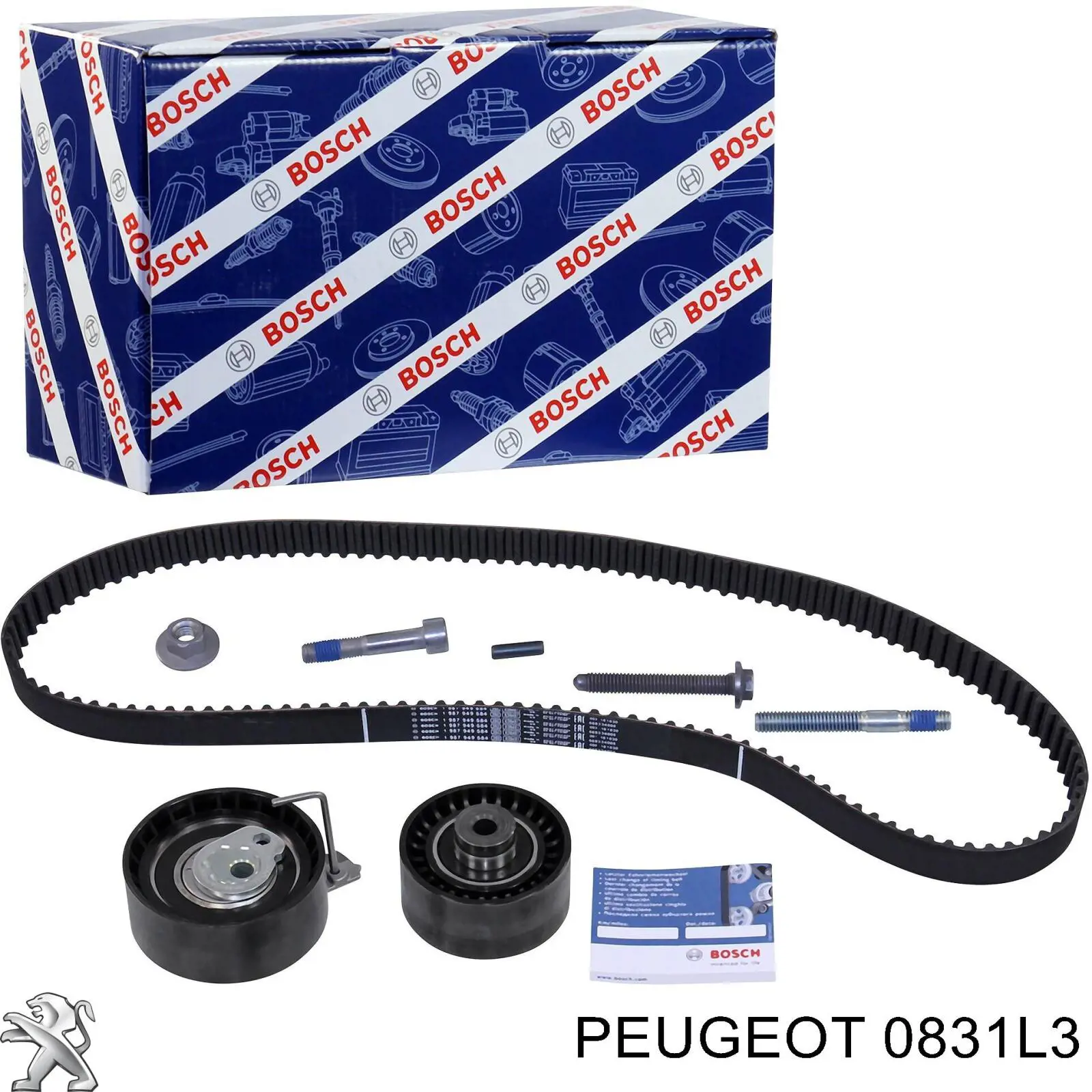 ГРМ ремни, комплект Peugeot/Citroen 0831L3 цена, от 63.79 USD