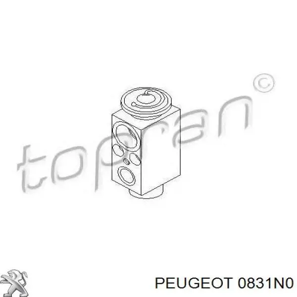 Ремень ГРМ, комплект Peugeot/Citroen 0831N0