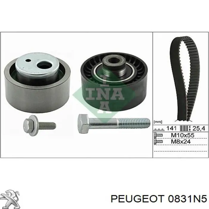 ГРМ ремни, комплект Peugeot/Citroen 0831N5 цена, от 54.09 USD