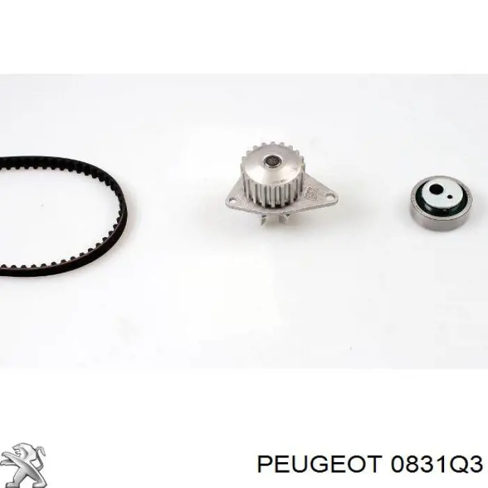 ГРМ ремни, комплект Peugeot/Citroen 0831Q3 цена, от 27.31 USD