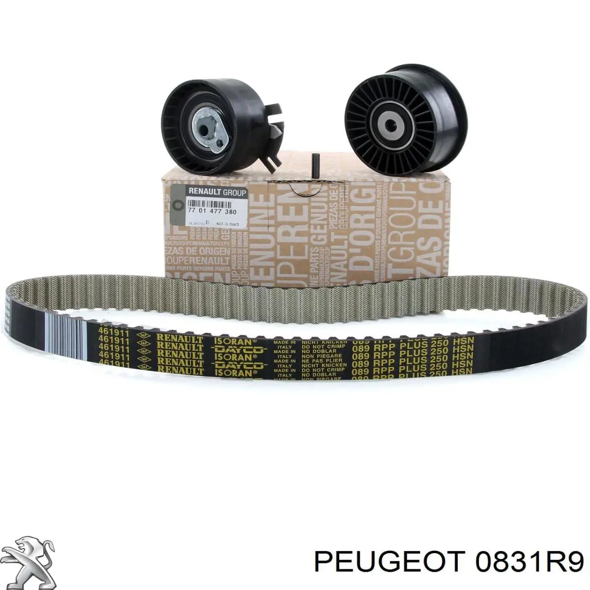 ГРМ ремни, комплект Peugeot/Citroen 0831R9 цена, от 68.94 USD