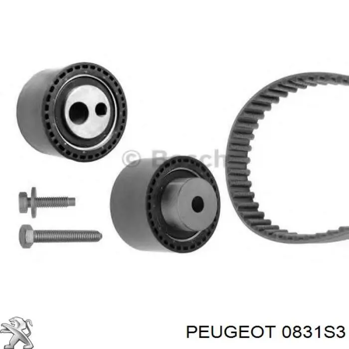 0831S3 Peugeot/Citroen Комплект ремня ГРМ