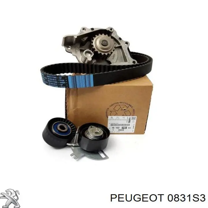 ГРМ ремни, комплект Peugeot/Citroen 0831S3 цена, от 72.01 USD