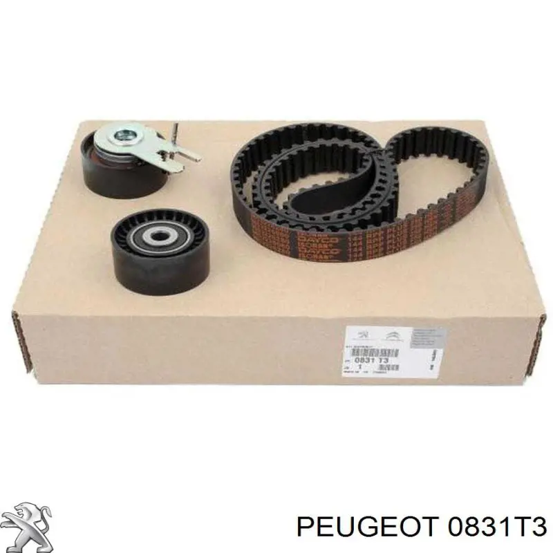 ГРМ ремни, комплект Peugeot/Citroen 0831T3 цена, от 64.82 USD