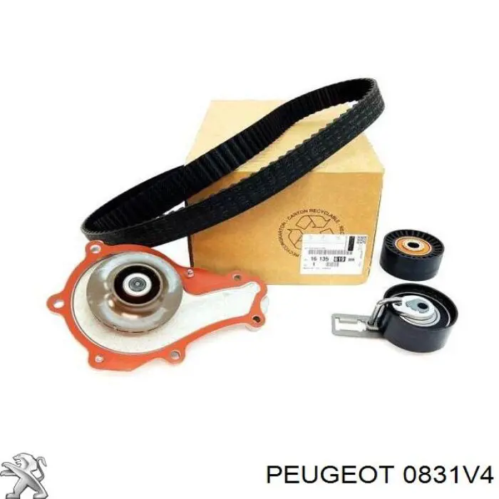 ГРМ ремни, комплект Peugeot/Citroen 0831V4 цена, от 91.26 USD