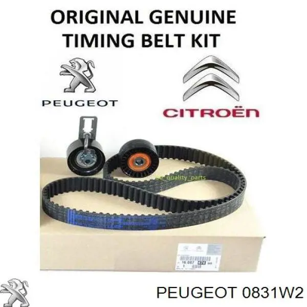 ГРМ ремни, комплект Peugeot/Citroen 0831W2 цена, от 80.17 USD
