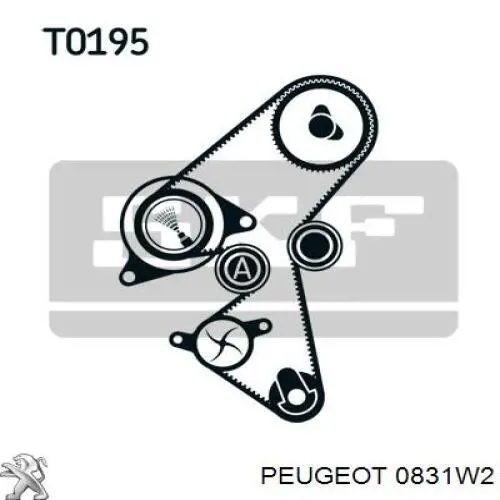 Комплект ГРМ 0831W2 Peugeot/Citroen