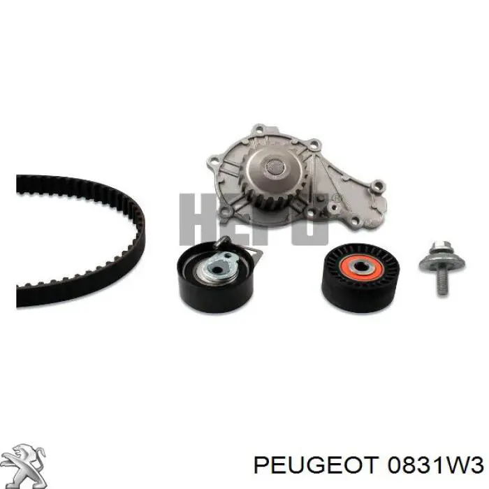 ГРМ ремни, комплект Peugeot/Citroen 0831W3 цена, от 94.70 USD
