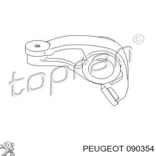 090354 Peugeot/Citroen коромысло клапана (рокер)