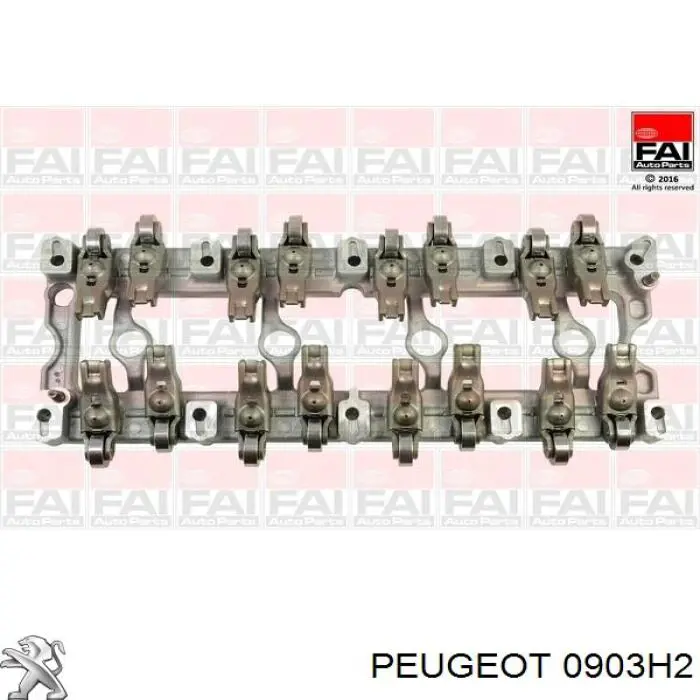 Купить 0903H2 Peugeot/Citroen Блок коромысел / клапанных рычагов (постель)