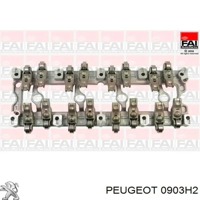 Блок коромысел / клапанных рычагов (постель) Peugeot/Citroen 0903H2 цена, от 163.17 USD