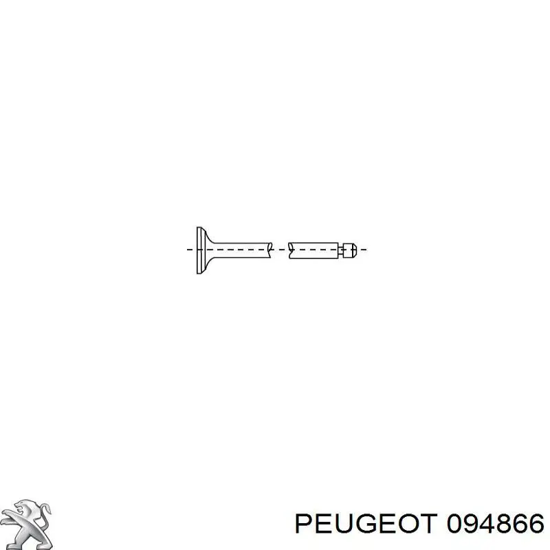 094866 Peugeot/Citroen клапан впускной