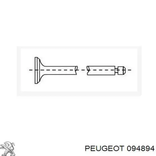 94894 Peugeot/Citroen válvula de admissão