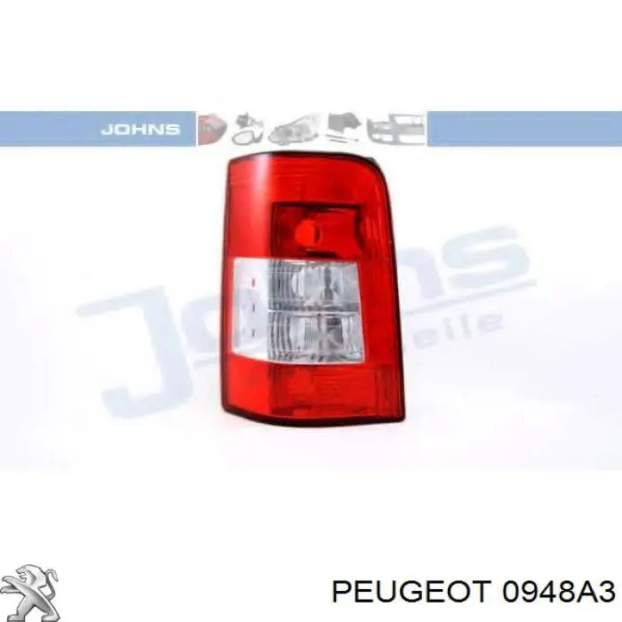 Válvula de admisión 0948A3 Peugeot/Citroen