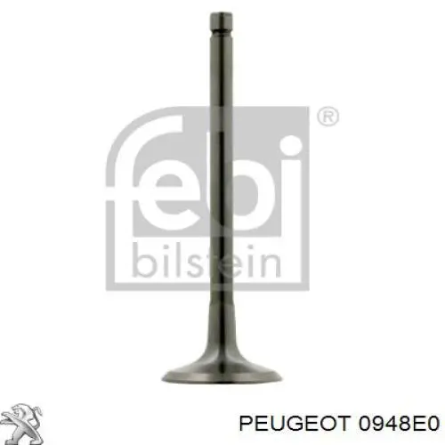 0948E0 Peugeot/Citroen клапан впускной