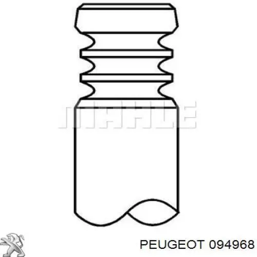 Выпускной клапан 094968 Peugeot/Citroen