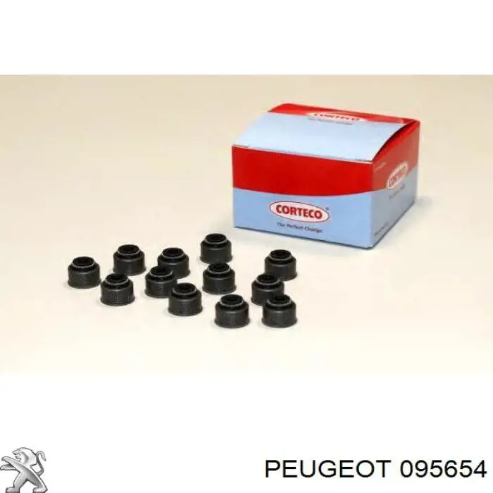 0956.54 Peugeot/Citroen сальник клапана (маслосъёмный впускного)