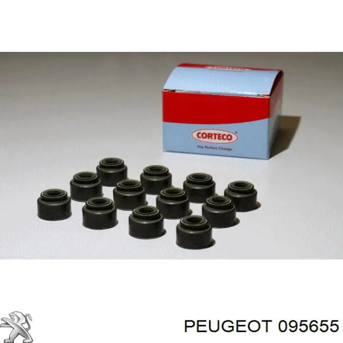 0956.55 Peugeot/Citroen сальник клапана (маслосъёмный выпускного)
