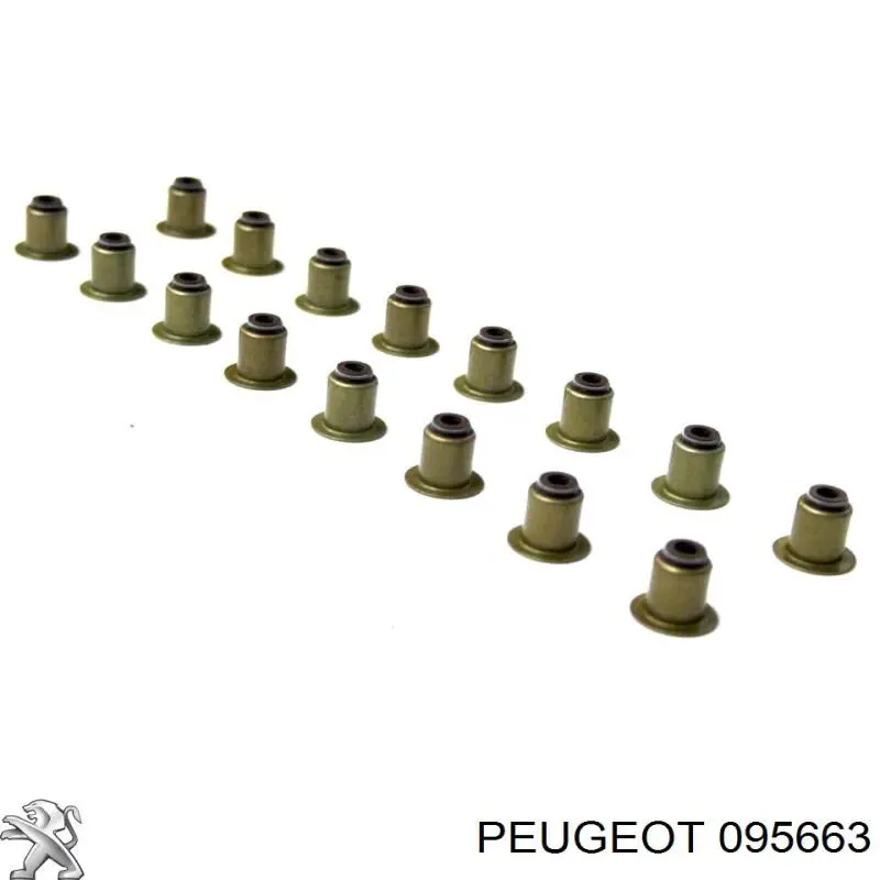 0956 63 Peugeot/Citroen сальник клапана (маслосъемный, впуск/выпуск)