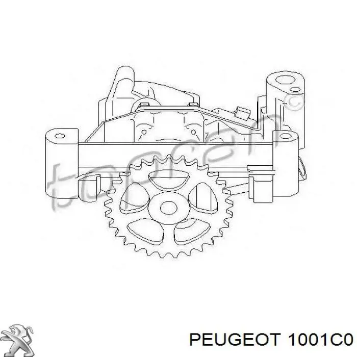 1001C0 Peugeot/Citroen насос масляный