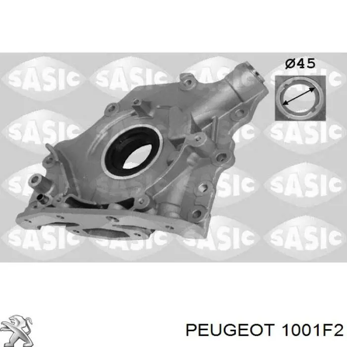 Маслонасос Peugeot/Citroen 1001F2