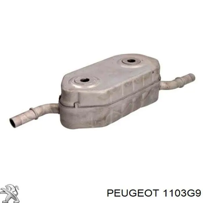Radiador de aceite, bajo de filtro 1103G9 Peugeot/Citroen