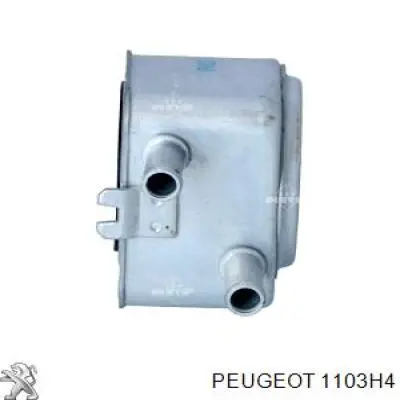 Radiador de aceite, bajo de filtro 1103H4 Peugeot/Citroen