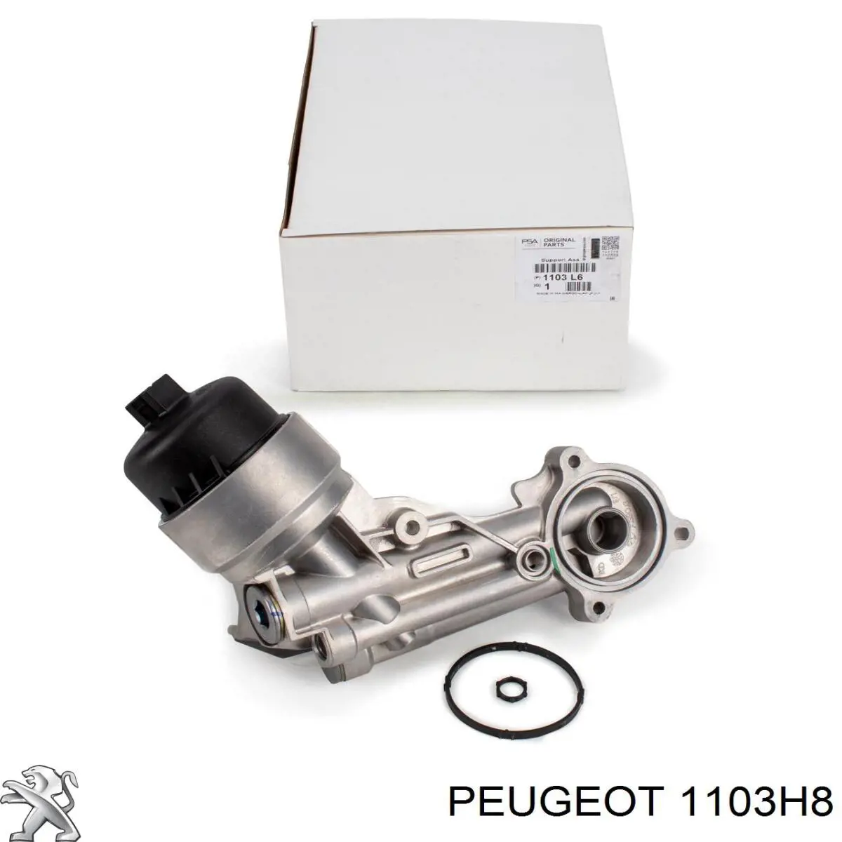 Caixa do filtro de óleo para Peugeot 306 (7B)