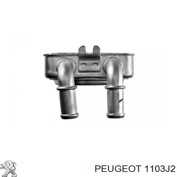 Radiador de aceite, bajo de filtro 1103J2 Peugeot/Citroen
