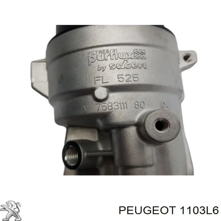 1103L6 Peugeot/Citroen Корпус маслофильтра