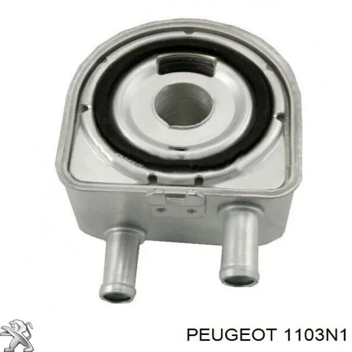 Radiador de aceite, bajo de filtro 1103N1 Peugeot/Citroen