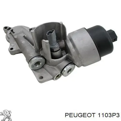 1103H9 Peugeot/Citroen caixa do filtro de óleo